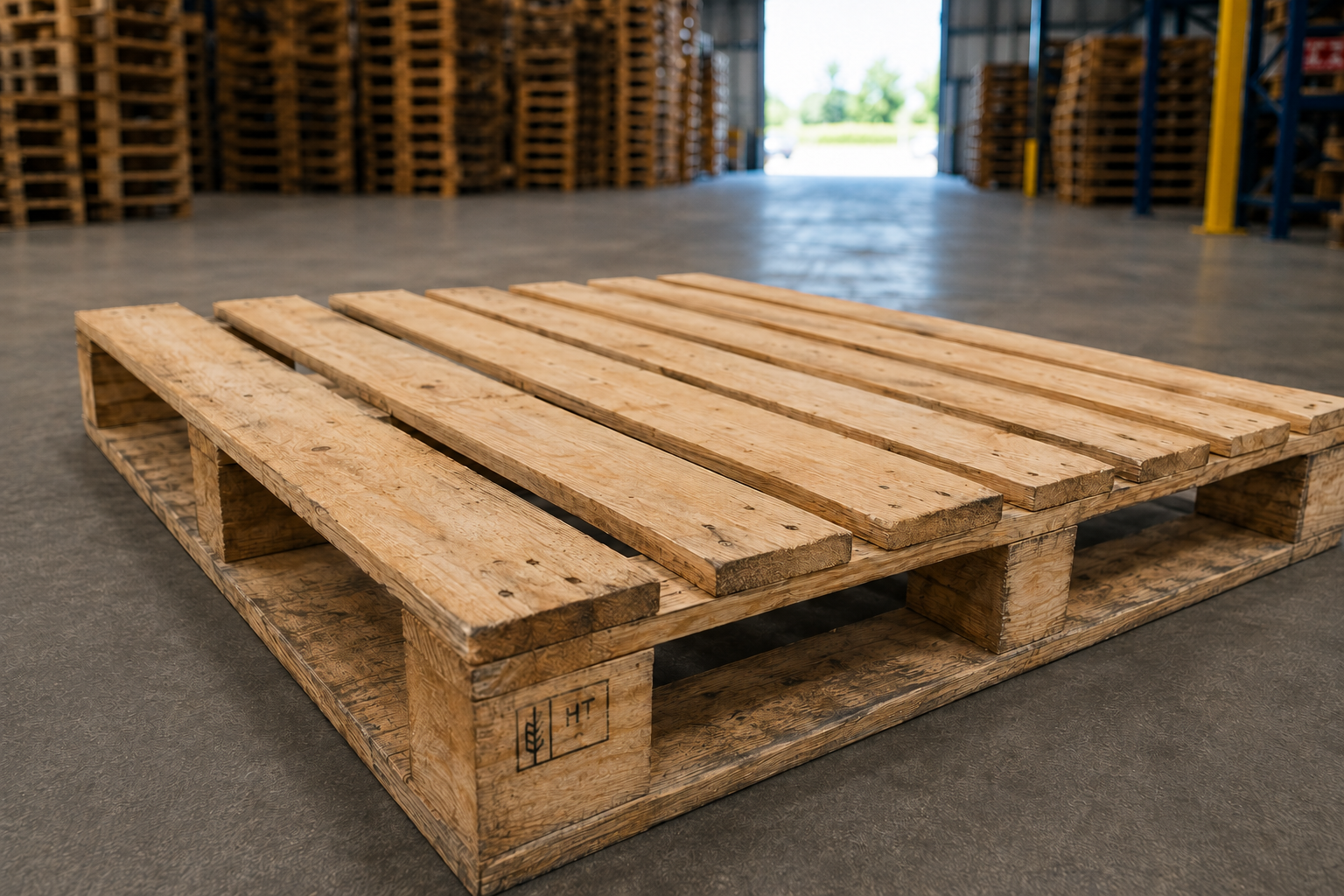 Heat treated pallets