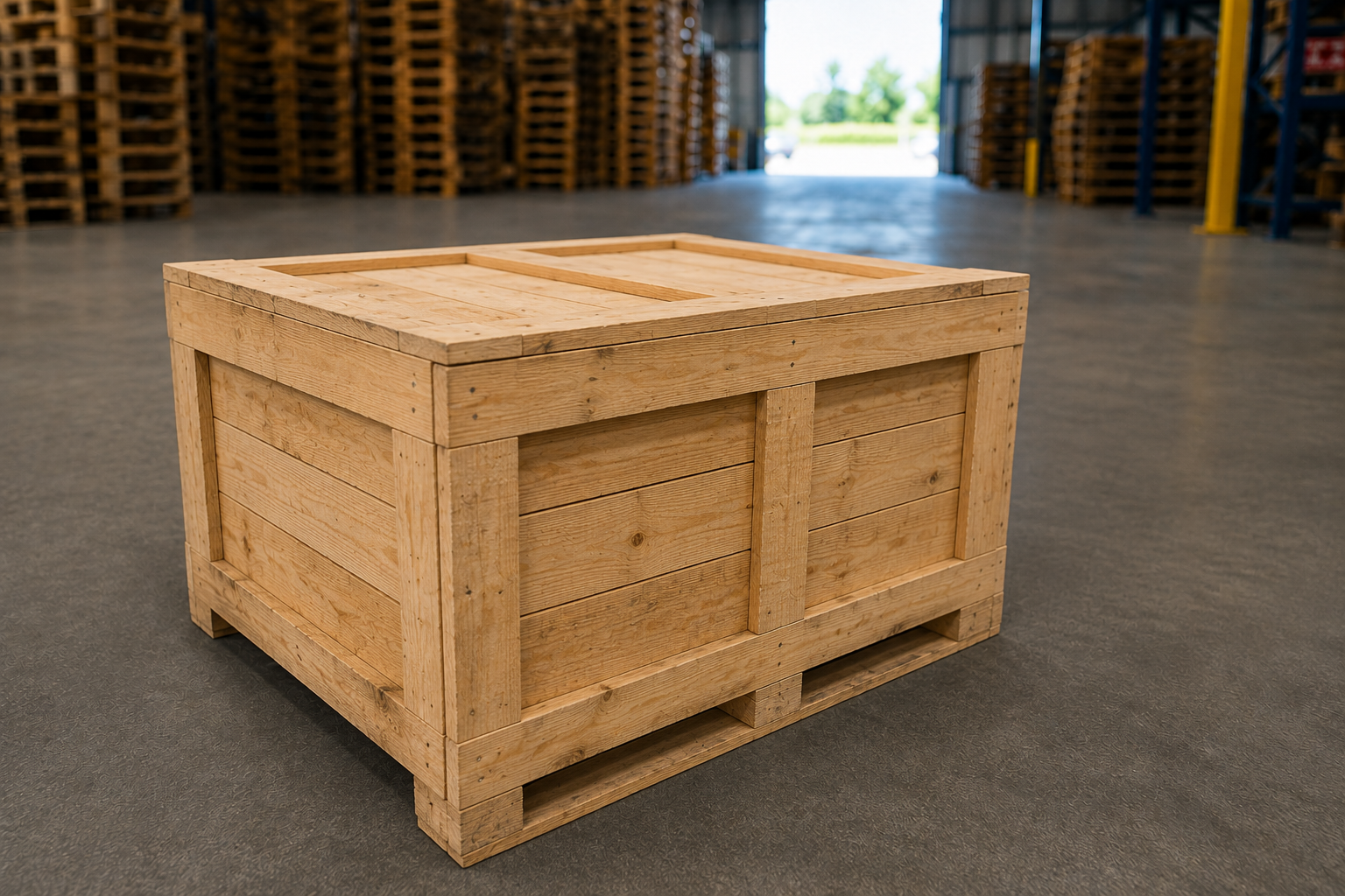 Wooden crate